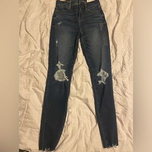 American eagle , high rise jegging, size 0 regular  NEW